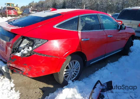 2014 Honda Crosstour Ex from USA, damaged, VIN 5J6TF3H35EL001351